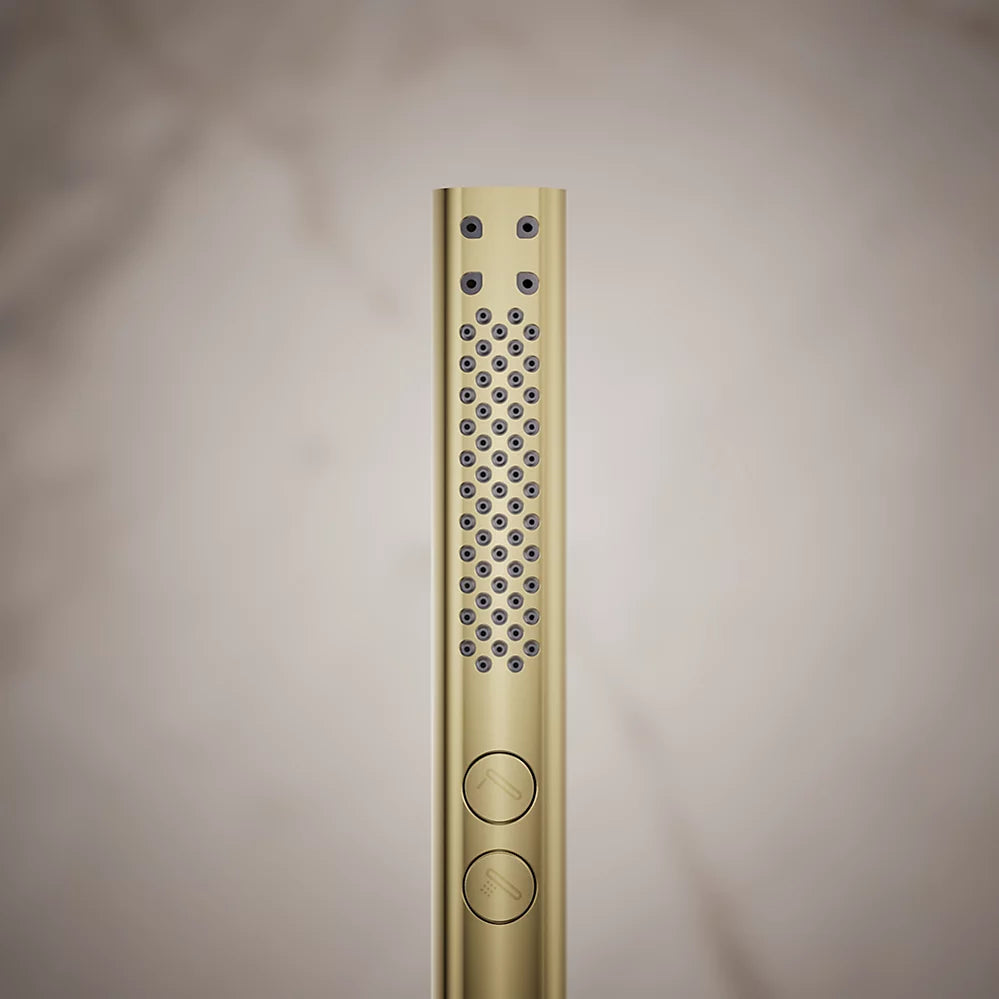 SHIFT-MULTI-FN HANDSHOWER ROUND W/O HOSE - KOHLER PREMIUM -  ( FRENCH GOLD - PREMIUM - 0x0 mm - 0inchx0inch )