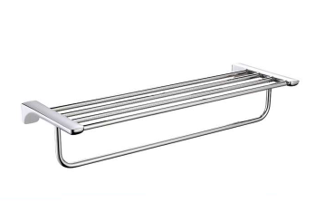 TOWEL RACK 24INCH - AUGA -  ( CHROME - AZZURO - 0x600 mm - 0inchX24inch )