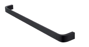 TOWEL ROD 24INCH - AUGA -  ( MATT BLACK - AZZURO - 0x600 mm - 0inchX24inch )