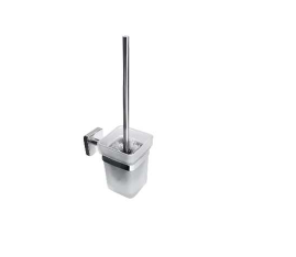 TOILET BRUSH HOLDER SQUARE - AUGA - ( CHROME - CLASSIC - 0x0 mm - 0inchx0inch )