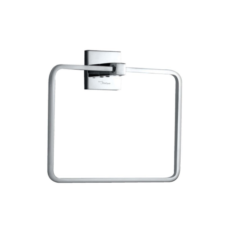 TOWEL RING SQUARE - JAQUAR FAUCETS -  ( CHROME - ACC. KUBIX PRIME - 0x0 mm - 0inchx0inch )
