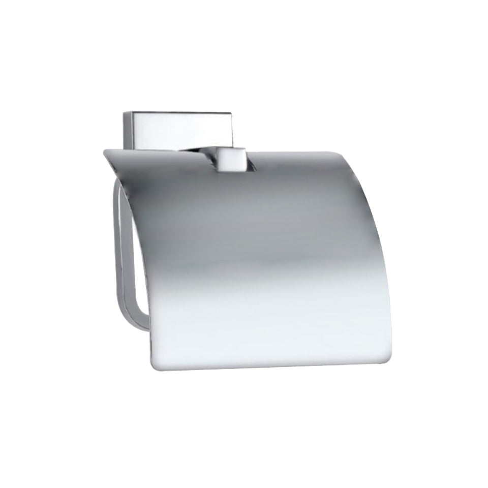 PAPER HOLDER W/COVER - JAQUAR FAUCETS - ( CHROME - ACC. KUBIX PRIME - 0x0 mm - 0inchx0inch )