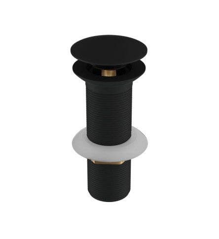 CLICK CLACK WASTE 32MM SIZE FULL THREAD - ARTIZE FAUCET - ( BLACK - ALLIED - 0x15 mm - 0inchX0.5inch )