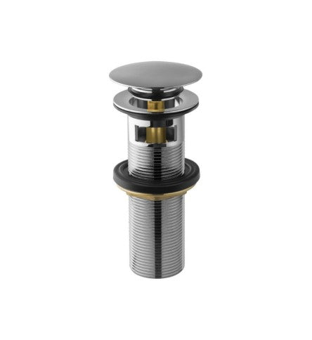 CLICK CLACK BASIN WASTE WITH 130MM HEIGHT,SLOTTED - ARTIZE FAUCET - ( CHROME - ALLIED - 0x15 mm - 0inchX0.5inch )