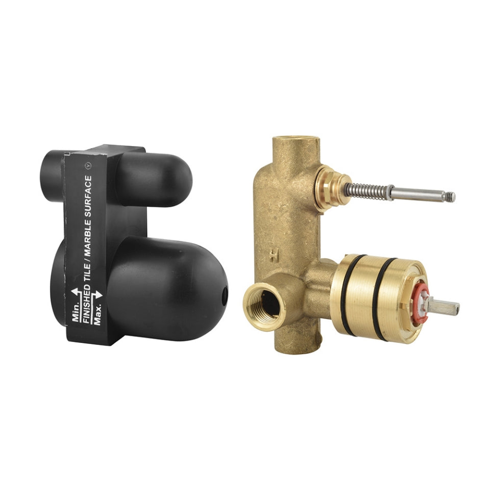 CONC.BODY FOR S/L DIV BUTTON ON TOP(40MM) - JAQUAR FAUCETS -  ( CHROME - ALLIED - 0x15 mm - 0inchX0.5inch )