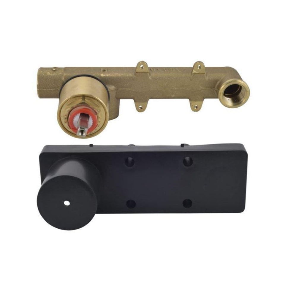 CONC.BODY FOR S.L BASIN MXR(LEFT OP) - JAQUAR FAUCETS -  ( CHROME - ALLIED - 0x15 mm - 0inchX0.5inch )