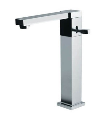 TALL BOY SL BASIN MIXER W/BRAIDED PIPES - ARTIZE FAUCET - ( CHROME - ANGELO - 0x15 mm - 0inchX0.5inch )