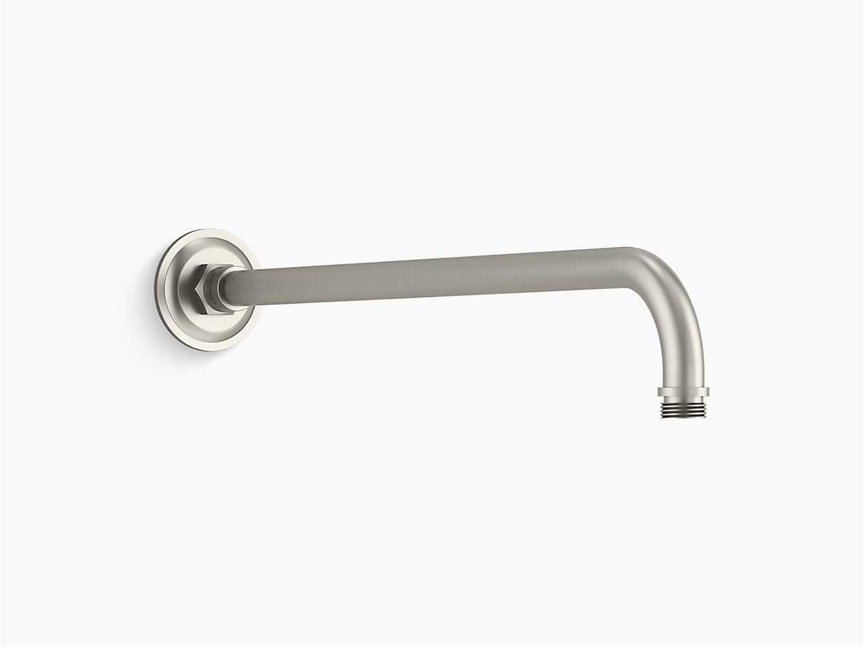 (PRUN)MASTRSHOWER-ELBOW SHOWER ARM - KOHLER PREMIUM -  ( BRUSHED NICKEL - PREMIUM - 463x103 mm - 18.52inchX4.12inch )