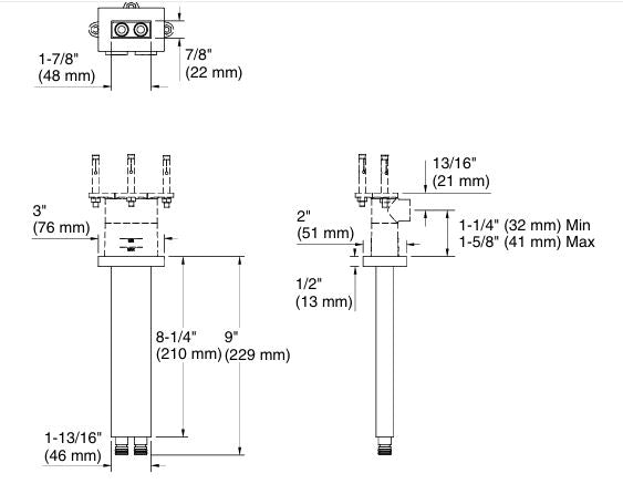 MODERN LIFE CM DUAL FLOW SHOWERARM (CHROME,PREMIUM) - KOHLER PREMIUM -  ( POLISHED CHROME - PREMIUM - 0x0 mm - 0inchx0inch )