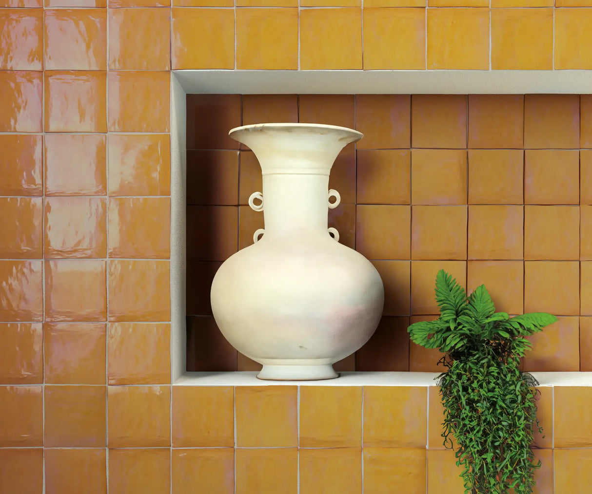 ZELIJ ANTIC AMARILLO - SPAIN -(100x100 mm - 4inchX4inch )