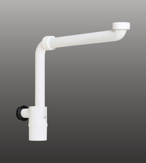 PVC SPACE SAVER BOTTLE TRAP 300MM LONG - AQUANT - ( CHROME - - 32x40 mm - 1.28inchX1.6inch )