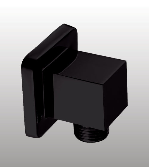 BRASS SQUARE WALL OUTLET - AQUANT - ( MATT BLACK - - 0x0 mm - 0inchx0inch )