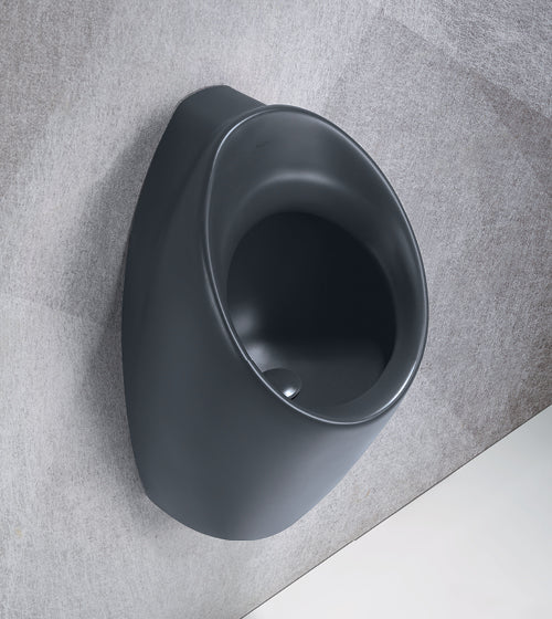 URINAL BACK INLET / BACK OUTLET - AQUANT - ( MATT GREY - - 630x340x320 mm - 25.2inchX13.6inchX12.8inch )
