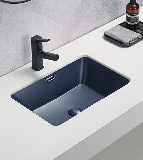 UNDER COUNTER WASH BASIN - AQUANT - ( ROYAL NAVY - - 534x367x171 mm - 21.36inchX14.68inchX6.8inch )