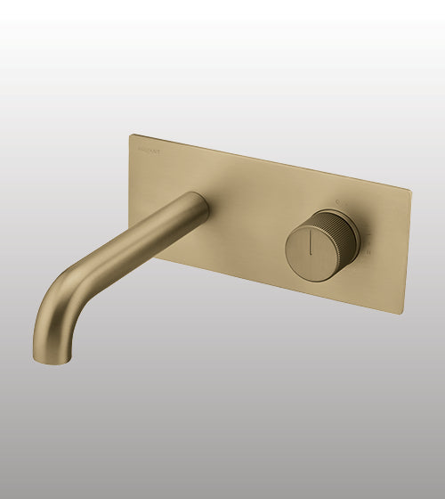 BRASS W/M B/MIXER W/PROGRESSIVE CATRIDGE - AQUANT - ( BRUSHED GOLD - - 0x0 mm - 0inchx0inch )