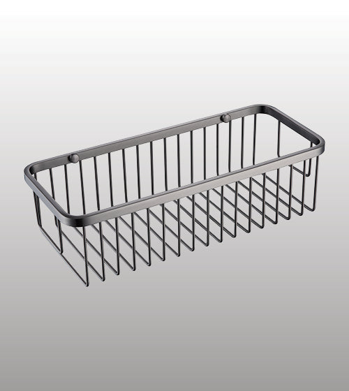 WALL MOUNTED FRONT SHELF - AQUANT - ( GRAPHITE GREY - ACCESSORIES - 300x120x180 mm - 12inchX4.8inchX7.2inch )