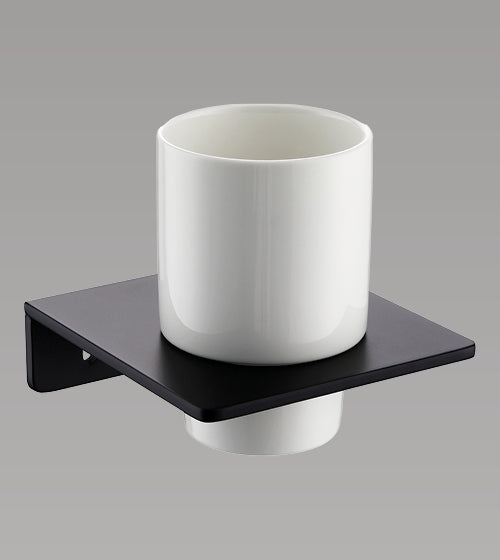 TUMBLER HOLDER - AQUANT - ( MATT BLACK - ACCESSORIES - 0x0 mm - 0inchx0inch )