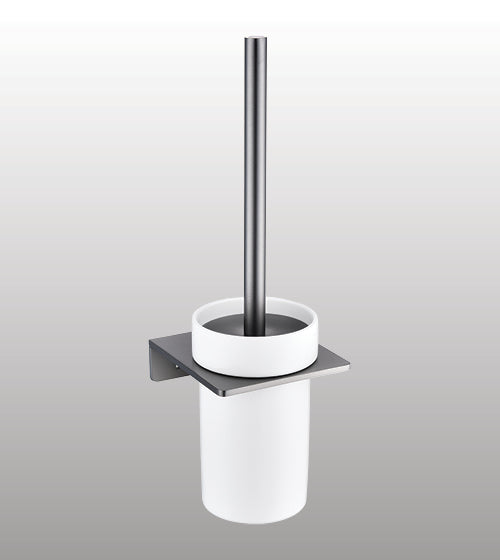 TOILET BRUSH HOLDER - AQUANT - ( GRAPHITE GRAY - - 0x0 mm - 0inchx0inch )