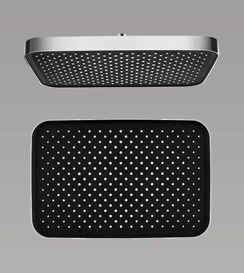 RECTANGULAR ABS RAIN SHOWER - AQUANT - ( CHROME - - 325x187 mm - 13inchX7.48inch )