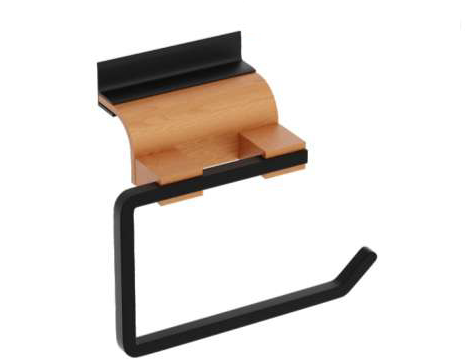 WOODEN TISSUE PAPER HOLDER - BETTER LIVING -  ( BLACK - EURO - 0x0 mm - 0inchx0inch )