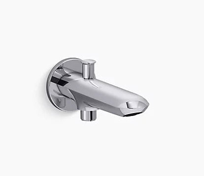 COMPLEMENTARY-BATH SPOUT W/DIVERT - KOHLER POPULAR -  ( POLISHED CHROME - POPULAR - 0x15 mm - 0inchX0.6inch )