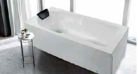 SIDE PANEL GP ACRYLIC (LEG SIDE) - OYSTER - ( WHITE - BENELLA - 0x0 mm - 0inchx0inch )