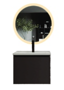 BASHAR 600 BLACK CABINET- GERMA - ( BLACK - BASHAR - 590x490x450 mm - 23.6inchX19.6inchX18inch )