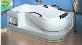 JACUZZI W/O FILLER SET( ELECTRONIC CNTRL) WITH COMBO - OYSTER - ( WHITE - CEASOR - 1800x1200 mm - 72inchX48inch )