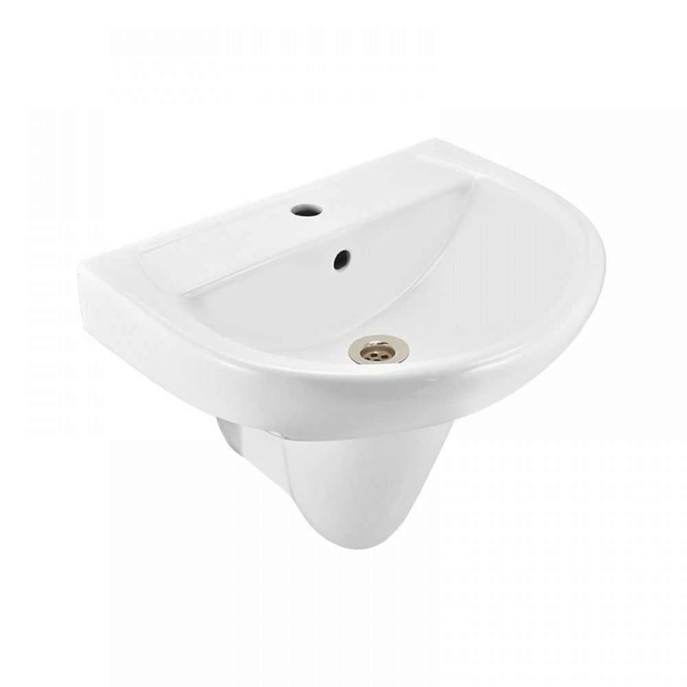 WALL HUNG WASH BASIN - ESSCO SWARE - ( WHITE - COSMO - 540x395 mm - 21.6inchX15.8inch )