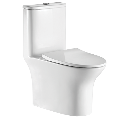 E.W.C  CORA ONE PIECE S-TRAP 220MM - HINDWARE -  ( STAR WHITE - ITALIAN - 675x380x770 mm - 27inchx15.2inchx30.8inch )