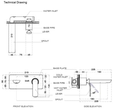 BRASS W/M B/MIXER W/POP-UP WASTE COUP. - AQUANT - ( ROSE GOLD - - 0x0 mm - 0inchx0inch )