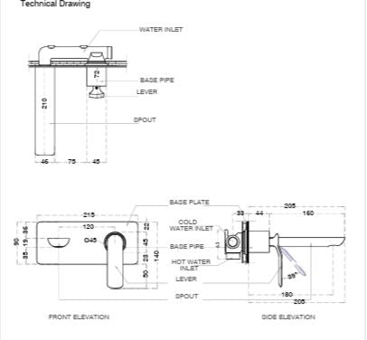 BRASS W/M B/MIXER W/POP-UP WASTE COUP. - AQUANT - ( GOLD - - 0x0 mm - 0inchx0inch )