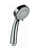 HAND SHOWER 80MM DIA ROUND SHAPE MULTI FUNCTION - JAQUAR FAUCETS - ( CHROME - HAND SHOWER - 0x0 mm - 0inchx0inch )