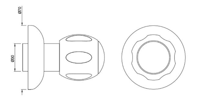 EXP PARTS FOR CONC.STOP COCK 083&089CQT - JAQUAR FAUCETS - ( CHROME - CLARION QUARTER TURN - 0x0 mm - 0inchx0inch )