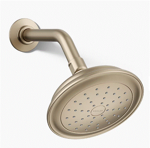 (O2S)ARTIFACTS 2.5GPM SINGLE FUNCTION SHOWER HEAD, KATALYST - KOHLER LUXURY - ( BRUSHED BRONZE - LUXURY - 0x0 mm - 0inchx0inch )