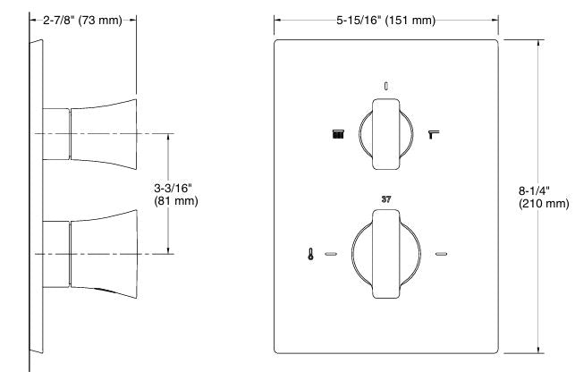 MODERNLIFE EDGE AUTOSENSE TRIM - KOHLER LUXURY - ( POLISHED CHROME - LUXURY - 0x0 mm - 0inchx0inch )
