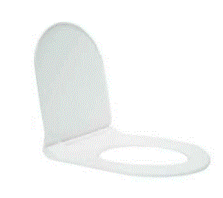 UF SOFT CLOSE SEAT COVER FOR 10853S - JAQUAR SWARE - ( WHITE - - 0x0 mm - 0inchX0inch )