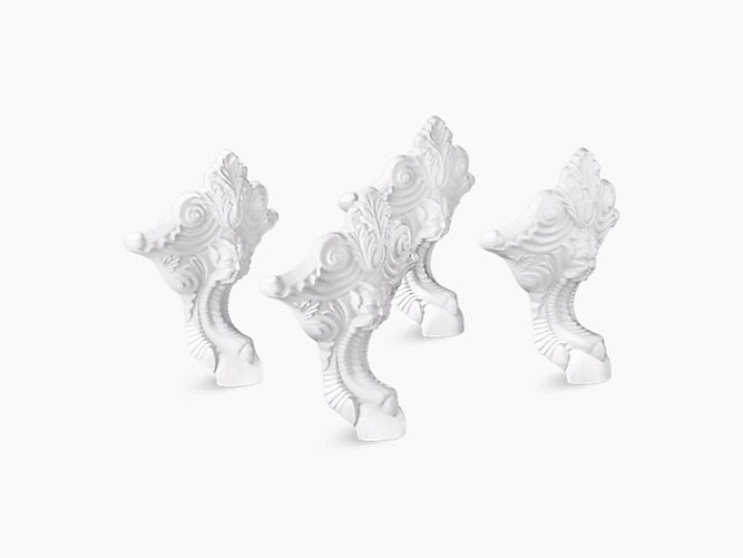 CLEO CAST IRON BATH FEET - KOHLER LUXURY - ( WHITE - LUXURY - 0x0 mm - 0inchX0inch )