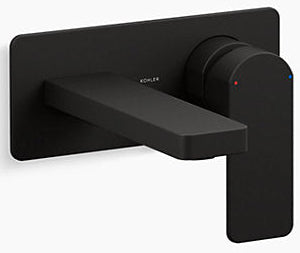 PARALLEL 1 HANDEL WM LAV FCT(SHORT SPOUT - KOHLER PREMIUM - ( MATT BLACK - PREMIUM - 0x0 mm - 0inchX0inch )
