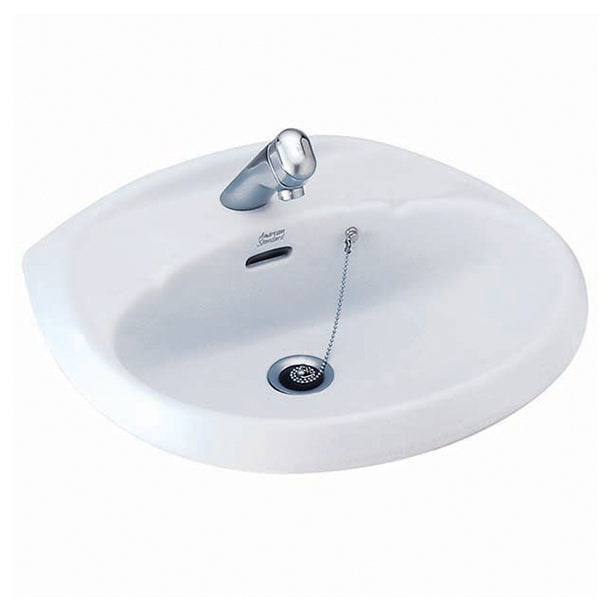 (PRUN)LAVATORY 1 CENTER TOP HOLE WT - AMERICAN STANDARD - ( WHITE - COPACABANA - 0x0 mm - 0inchX0inch )