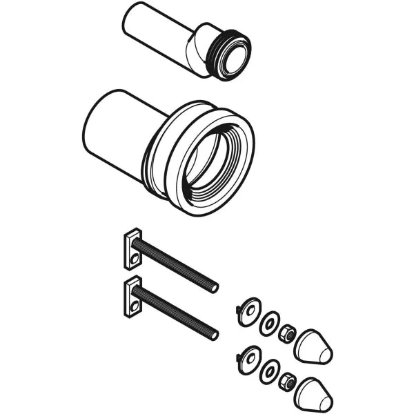 HDPE CONNECTION SET W/OFF SET - GEBERIT - ( - ACCESSORIES - 0x0 mm - 0inchx0inch )