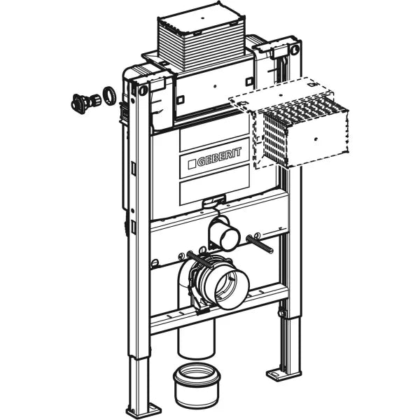 CONC.CIST OMEGA FULL FRAME 82CM HEIGHT 12CM THICK - GEBERIT -  (  - OMEGA-LOW HIGHT - 0x0 mm - 0inchx0inch )