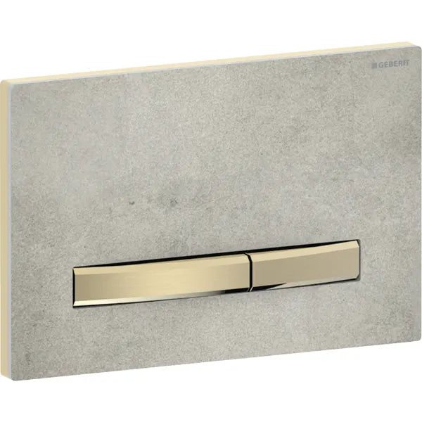ACTUATOR PLATE PLATE SIGMA 50 - GEBERIT - ( BRASS CONCRETE - SIGMA - 0x0 mm - 0inchx0inch )