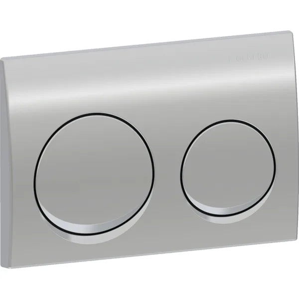 ACTUATOR PLATE ALPHA 25 ROUND - GEBERIT - ( BRIGHT CHROME - ALPHA - 525x350 mm - 21inchX14inch )