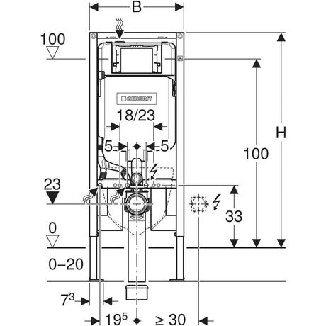 DUOFIX CONC.CISTERN UP-720 8CM THICK F/M - GEBERIT -  (  - SIGMA - 0x0 mm - 0inchx0inch )