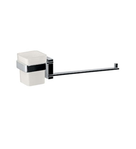 TUMBLER W/TOWEL HOLDER - ARTIZE FAUCET - ( CHROME - DUO - 0x0 mm - 0inchx0inch )