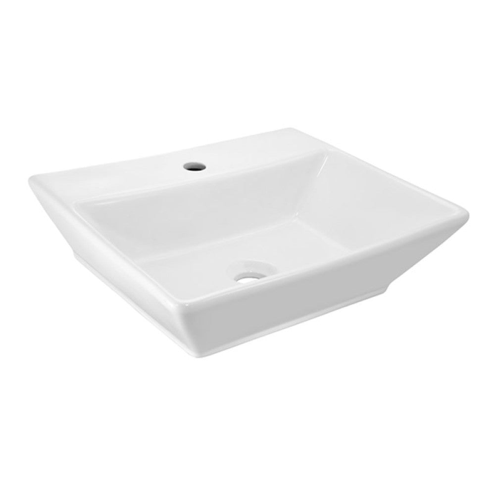 WASH BASIN TABLE TOP - ESSCO SWARE - ( WHITE - - 435x375 mm - 17inchX15inch )