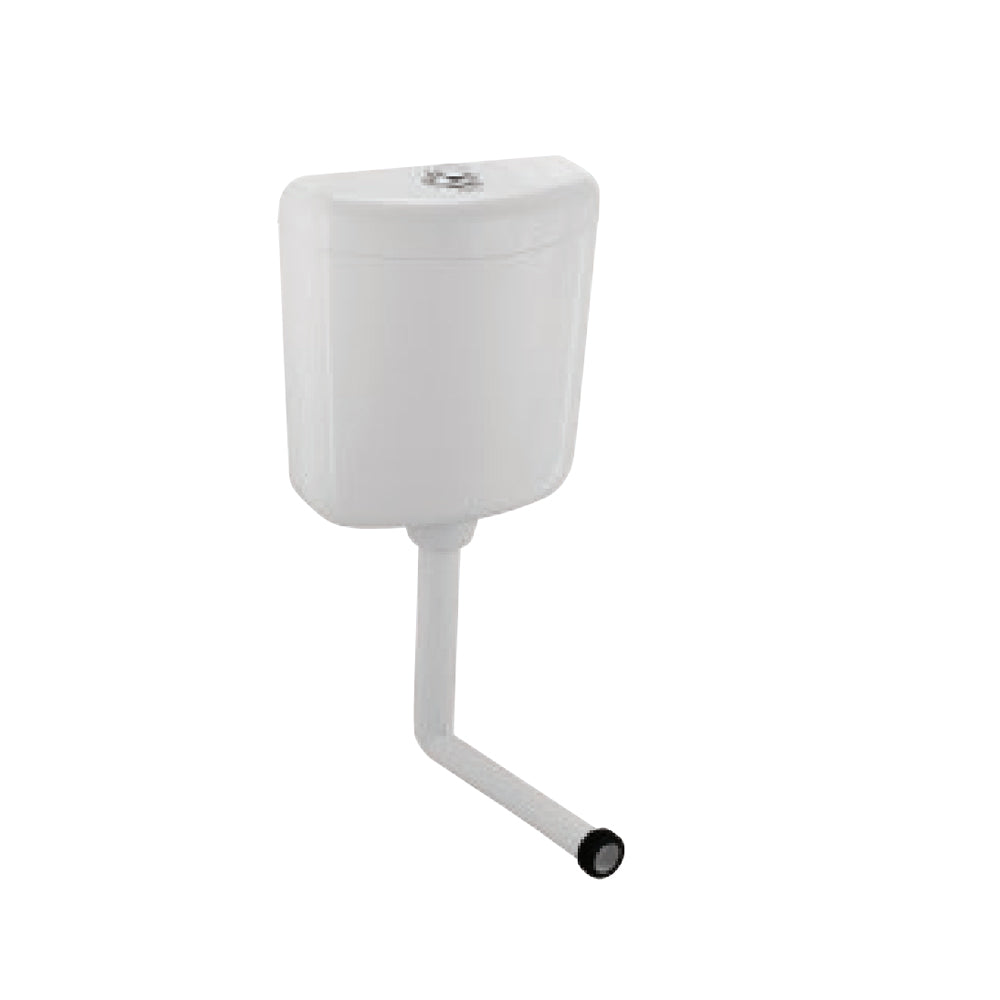 WALL HUNG CISTERN WITH 39MM DRAINAGE L-BEND - ESSCO CISTERN - ( WHITE - - 0x0 mm - 0inchx0inch )
