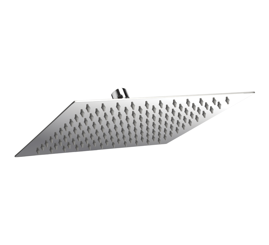 ULTRA THIN SHOWER 250 MM SQUARE - HINDWARE FAUCETS -  ( POLISHED CHROME - GEOMETRIC SHOWERS - 250x250 mm - 10inchx10inch )