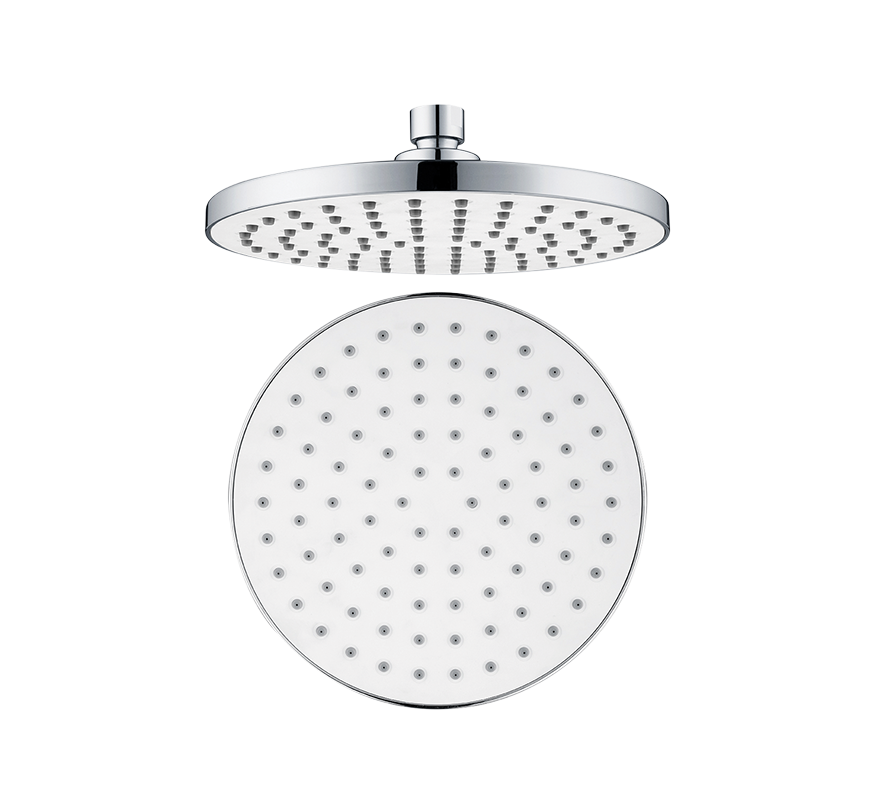 SINGLE FLOW OVERHEAD SHOWER- WHITE - HINDWARE FAUCETS -  ( POLISHED CHROME - GLAMOUR SHOWERS - 0x0 mm - 0inchx0inch )